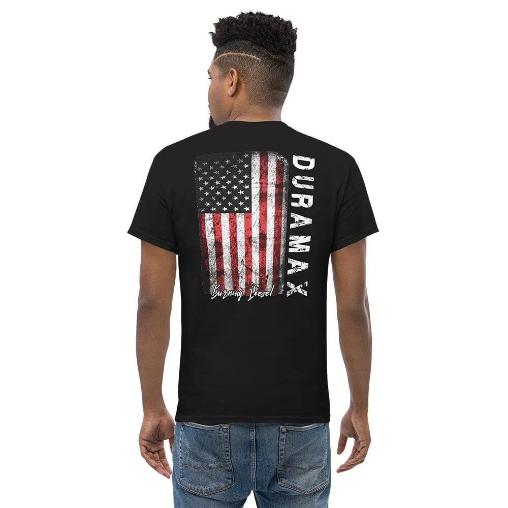 Duramax T-Shirt - Distressed American Flag