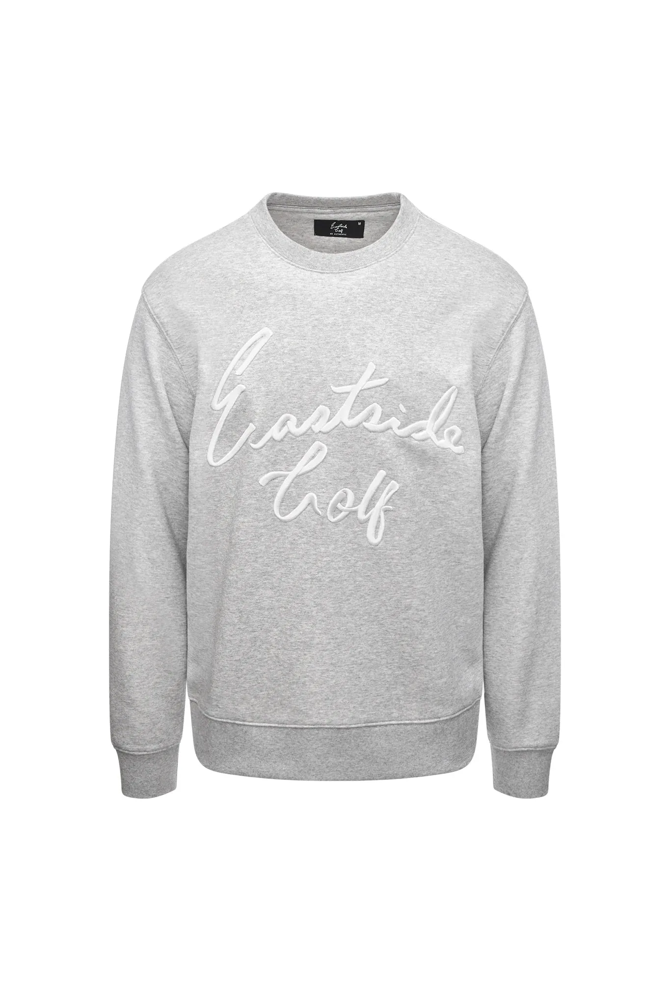 Eastside Golf Core Fleece Crew Script Logo (Gray)