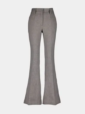 Eco-Cashmere Linen Flare Pants