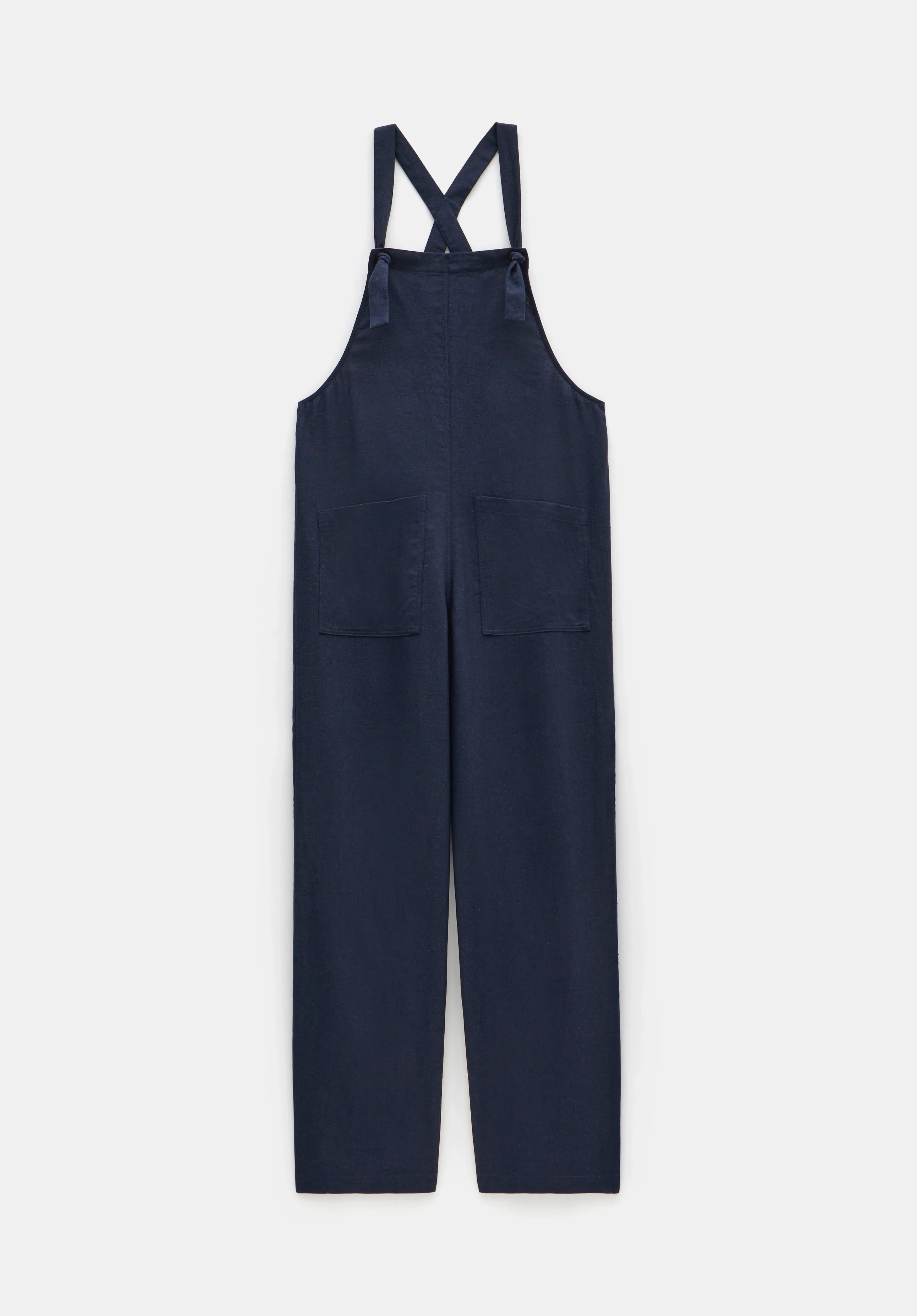 Eliza Linen Blend Dungarees