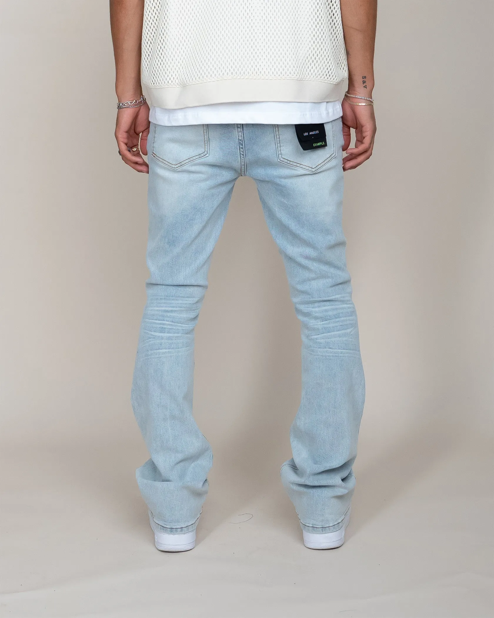 EPTM PERFECT FLARED DENIM - LIGHT INDIGO