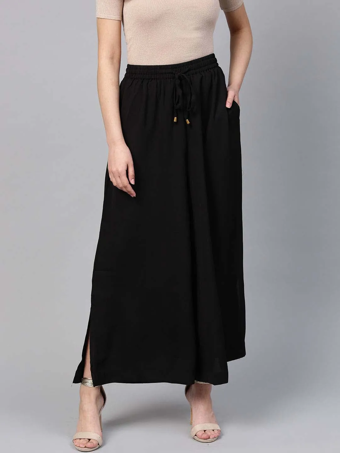 Flared Slit Trouser