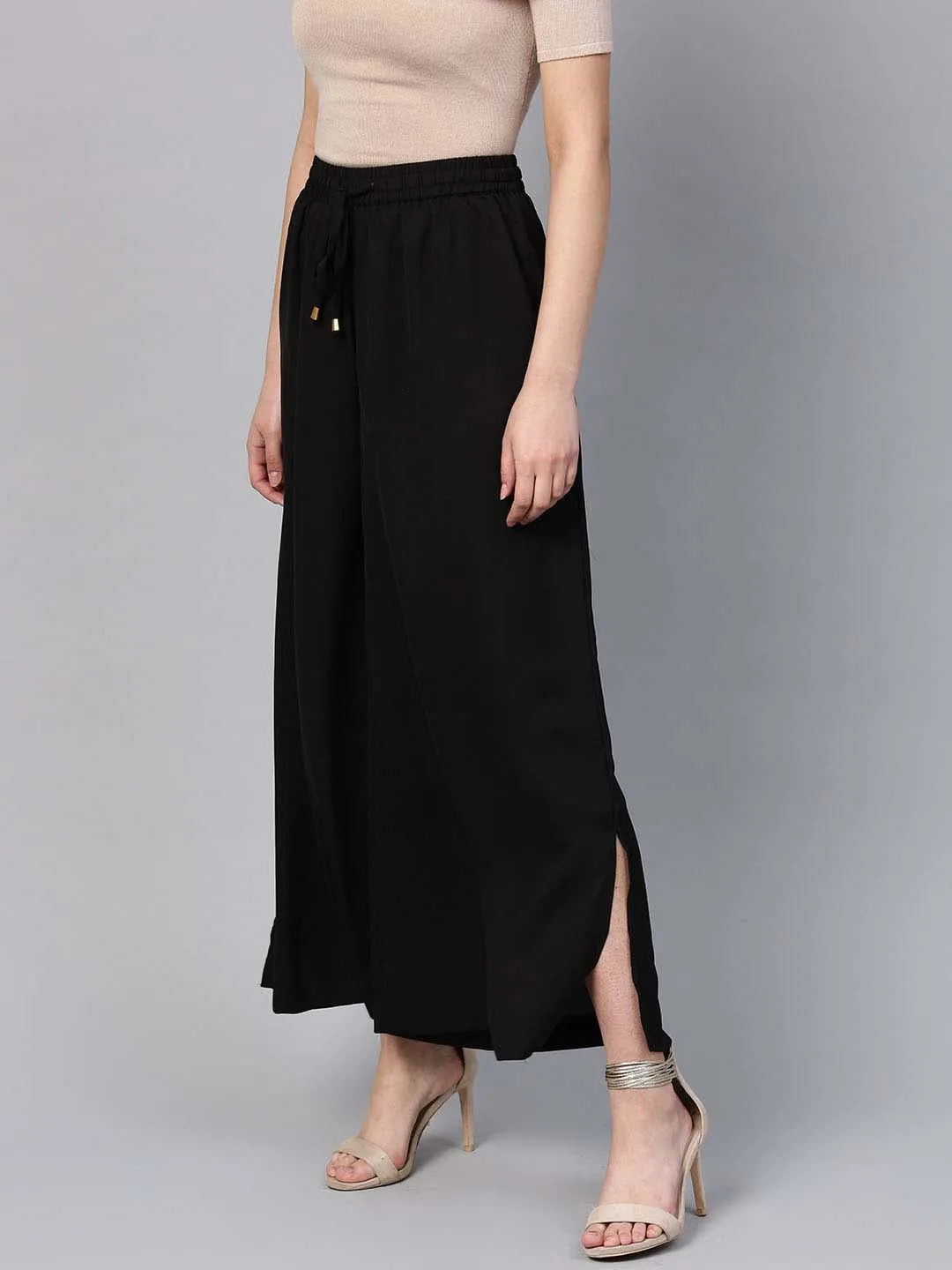 Flared Slit Trouser