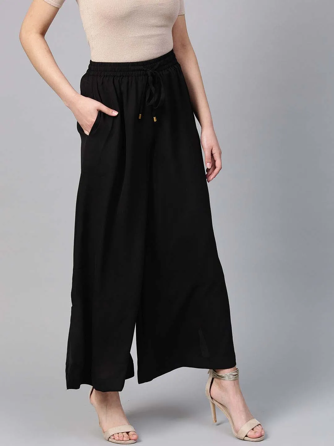 Flared Slit Trouser