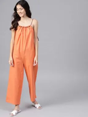 Flared Strape Jumpsuit