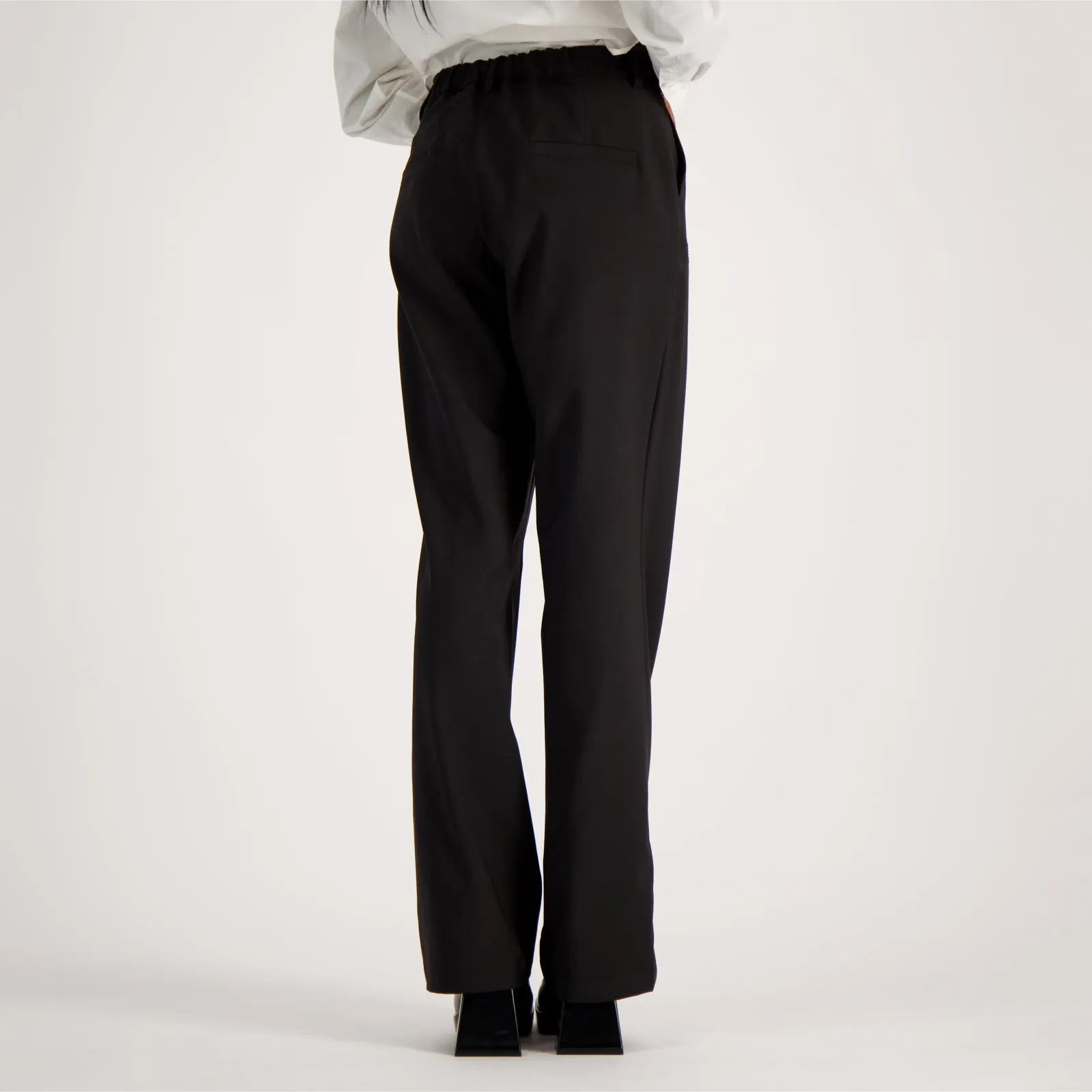 FLARED WOOL PANTS