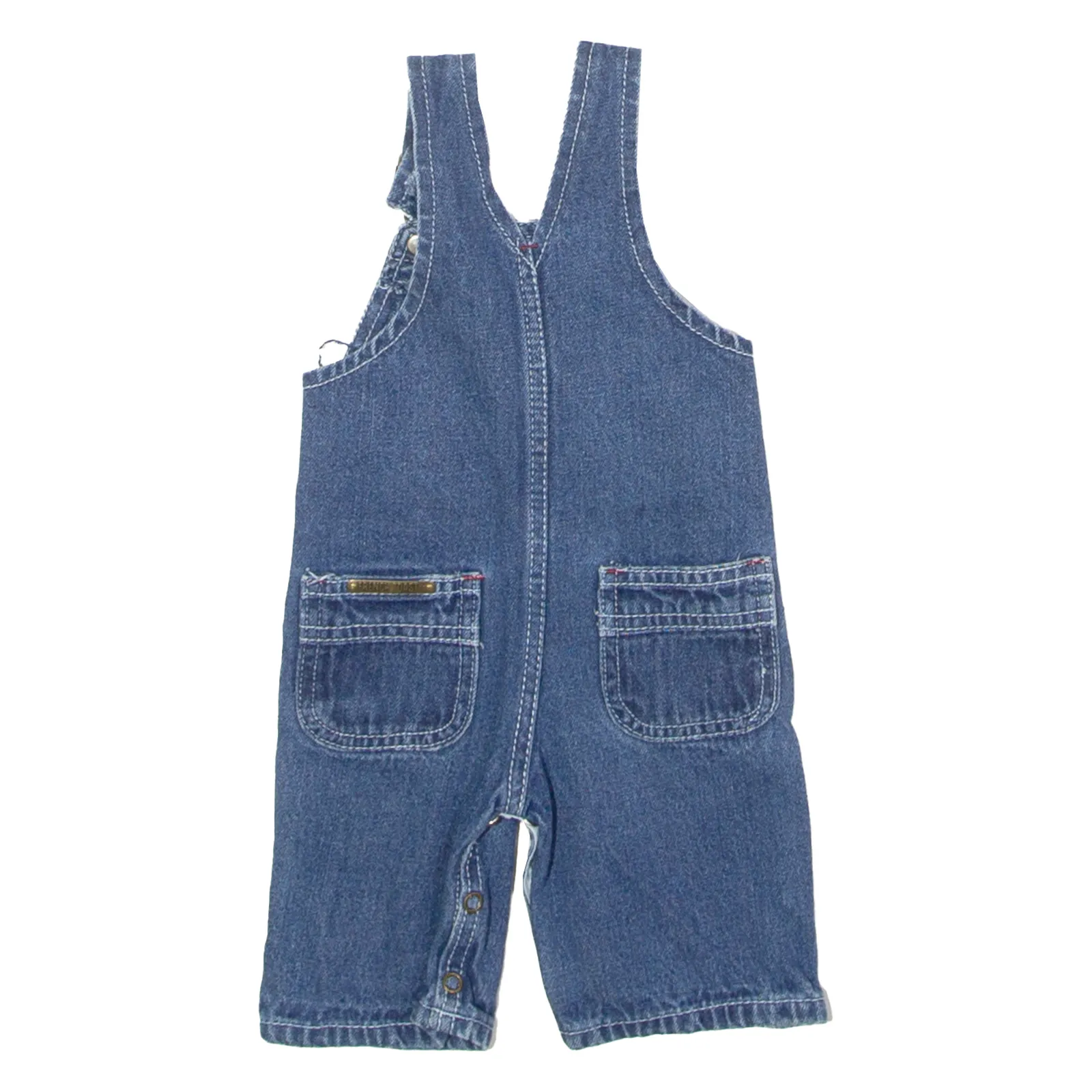 FRENCH TOAST Girls Dungarees Blue Regular Denim 90s ONE SIZE W18 L5