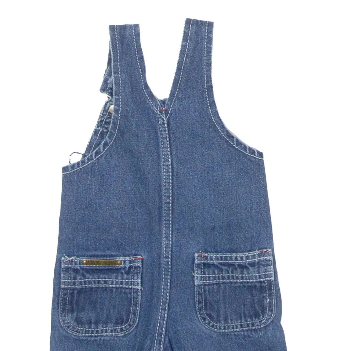 FRENCH TOAST Girls Dungarees Blue Regular Denim 90s ONE SIZE W18 L5