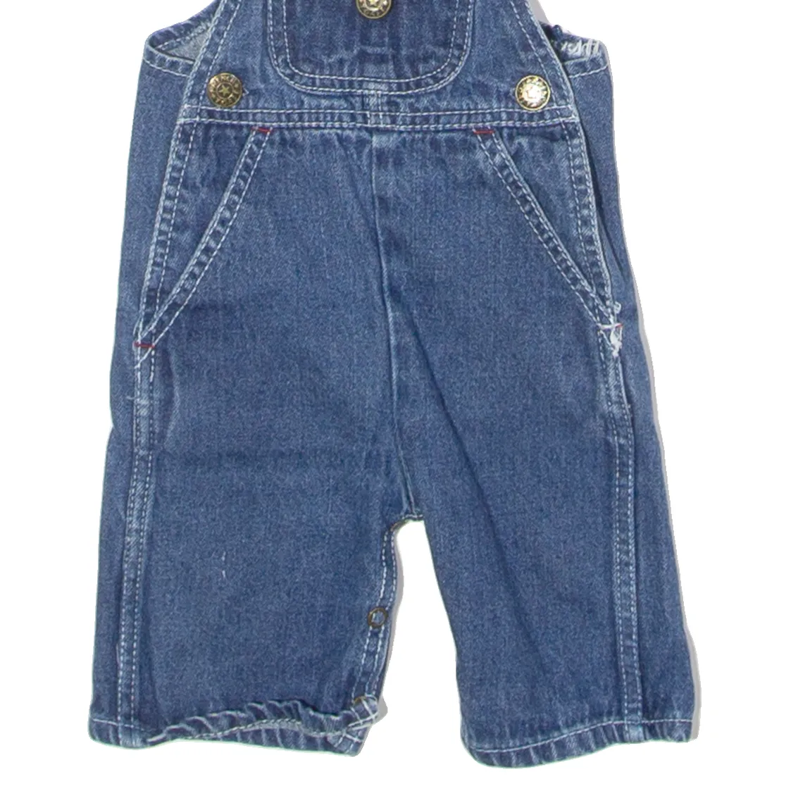 FRENCH TOAST Girls Dungarees Blue Regular Denim 90s ONE SIZE W18 L5