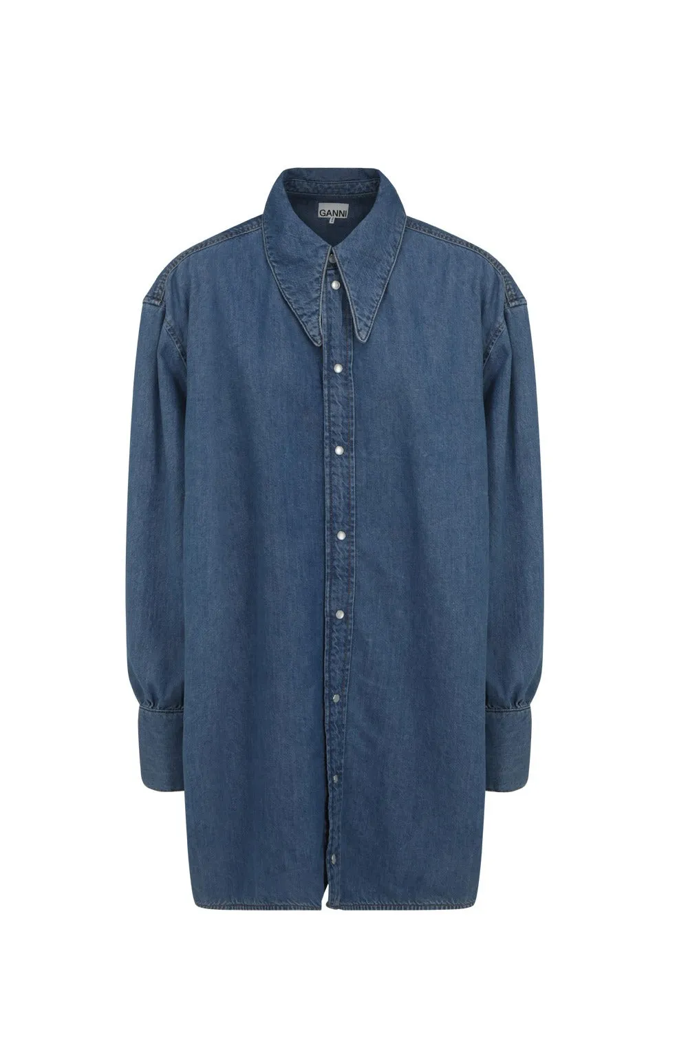 Ganni Oversized Denim Shirt