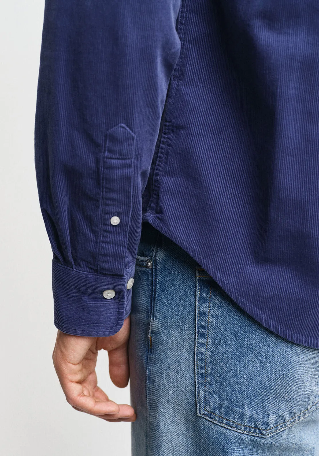 Gant Corduroy Shirt, Dusty Navy