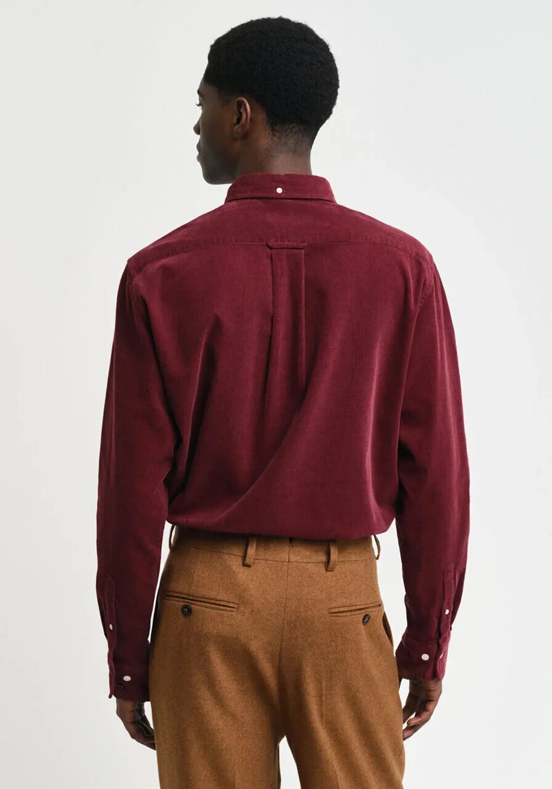 Gant Corduroy Shirt, Wine Red