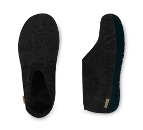 Glerups Shoe - Black Rubber Sole