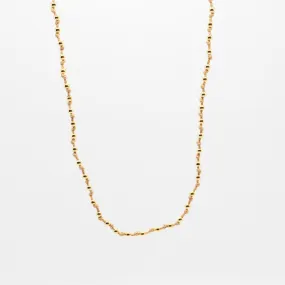 Gold Beads Knotted Choker