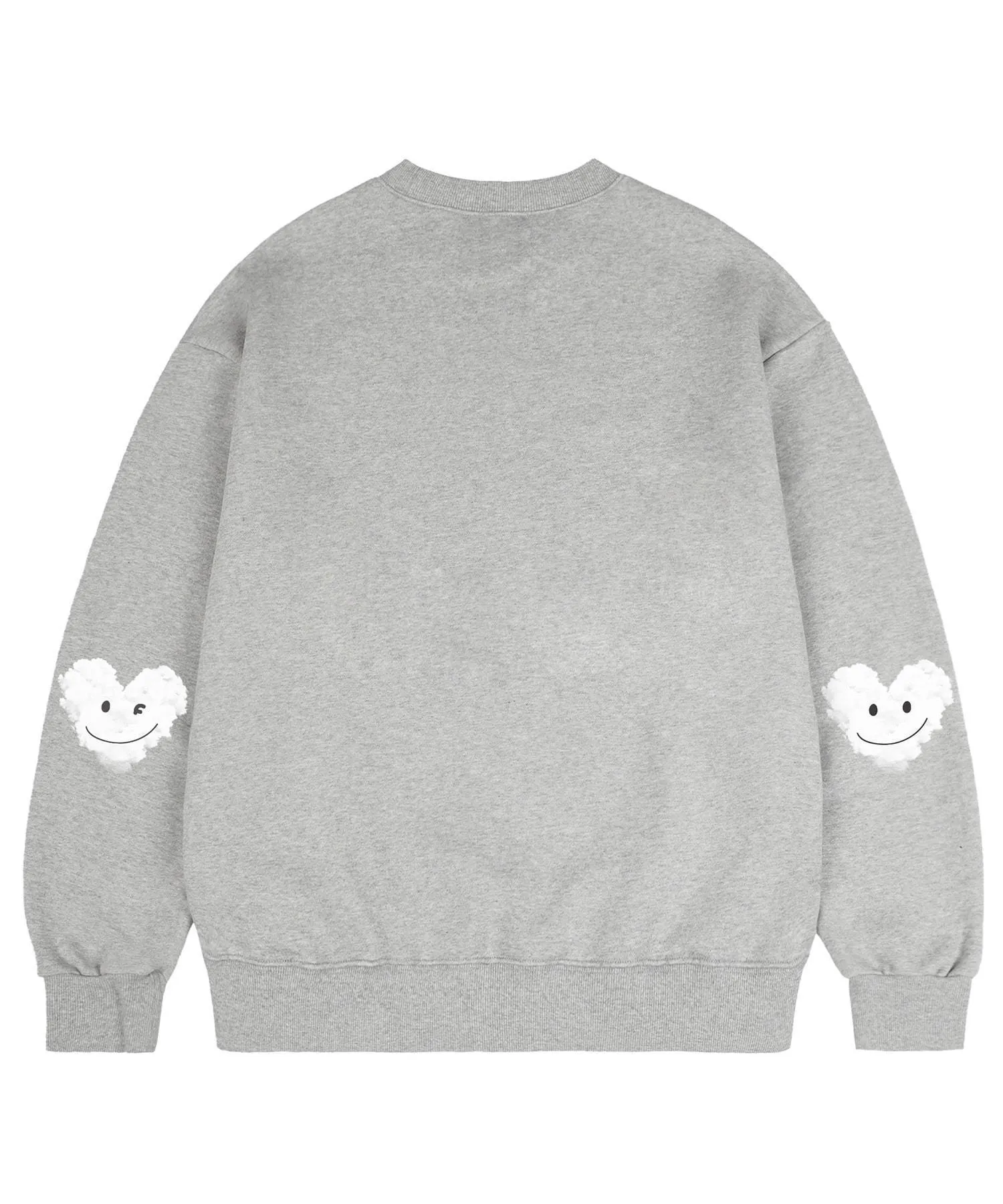 GRAVER  |[GRAVER]★ELBOW CLOUD HEART SMILE SWEATSHIRT