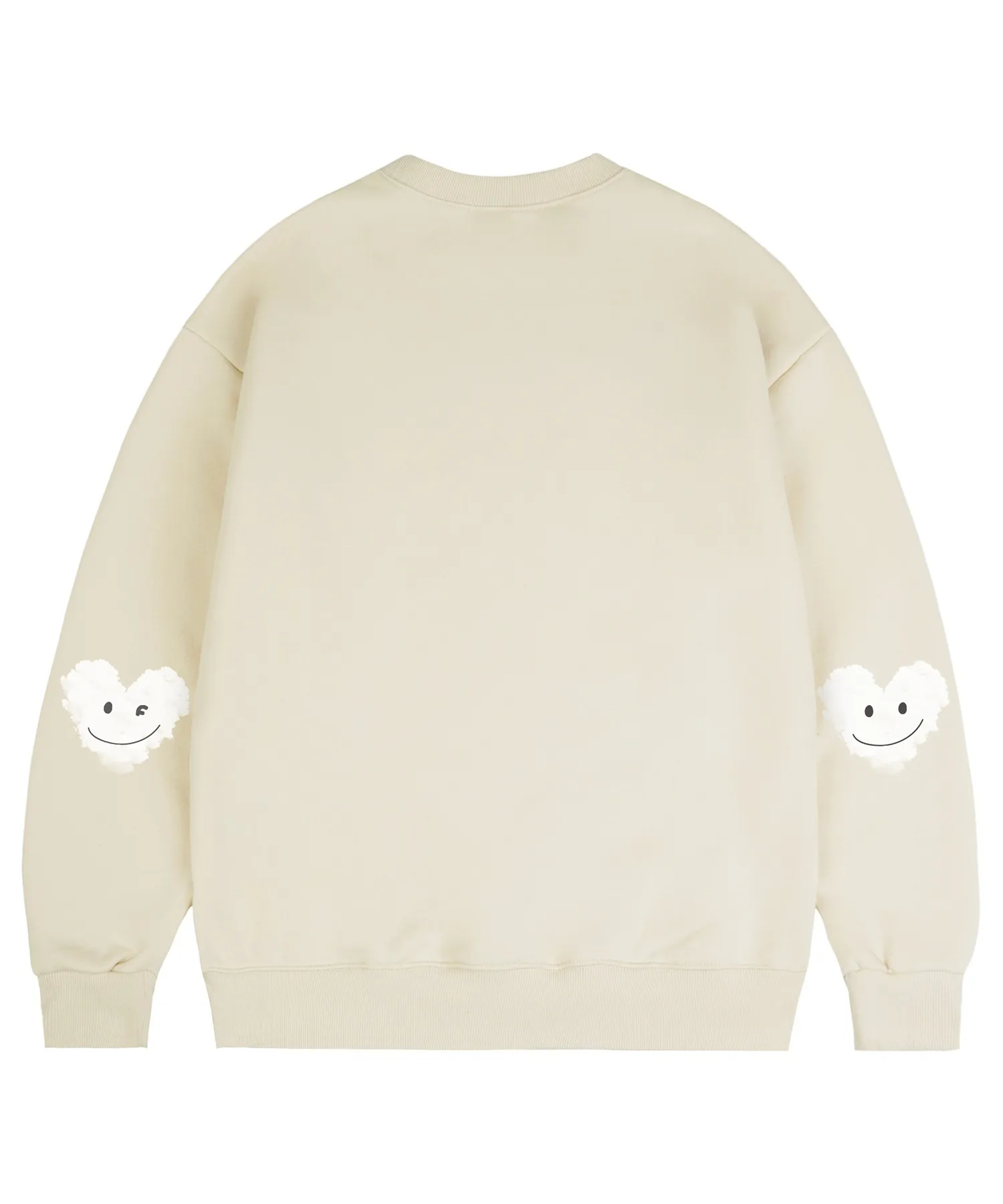 GRAVER  |[GRAVER]★ELBOW CLOUD HEART SMILE SWEATSHIRT