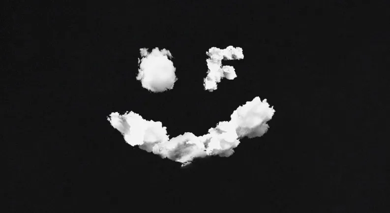 GRAVER  |[GRAVER]★SMALL CLOUD DRAWING SMILE SWEATSHIR