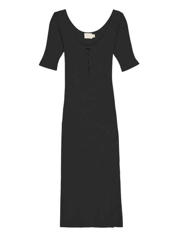 HAIDEE HEAVY RIB DRESS