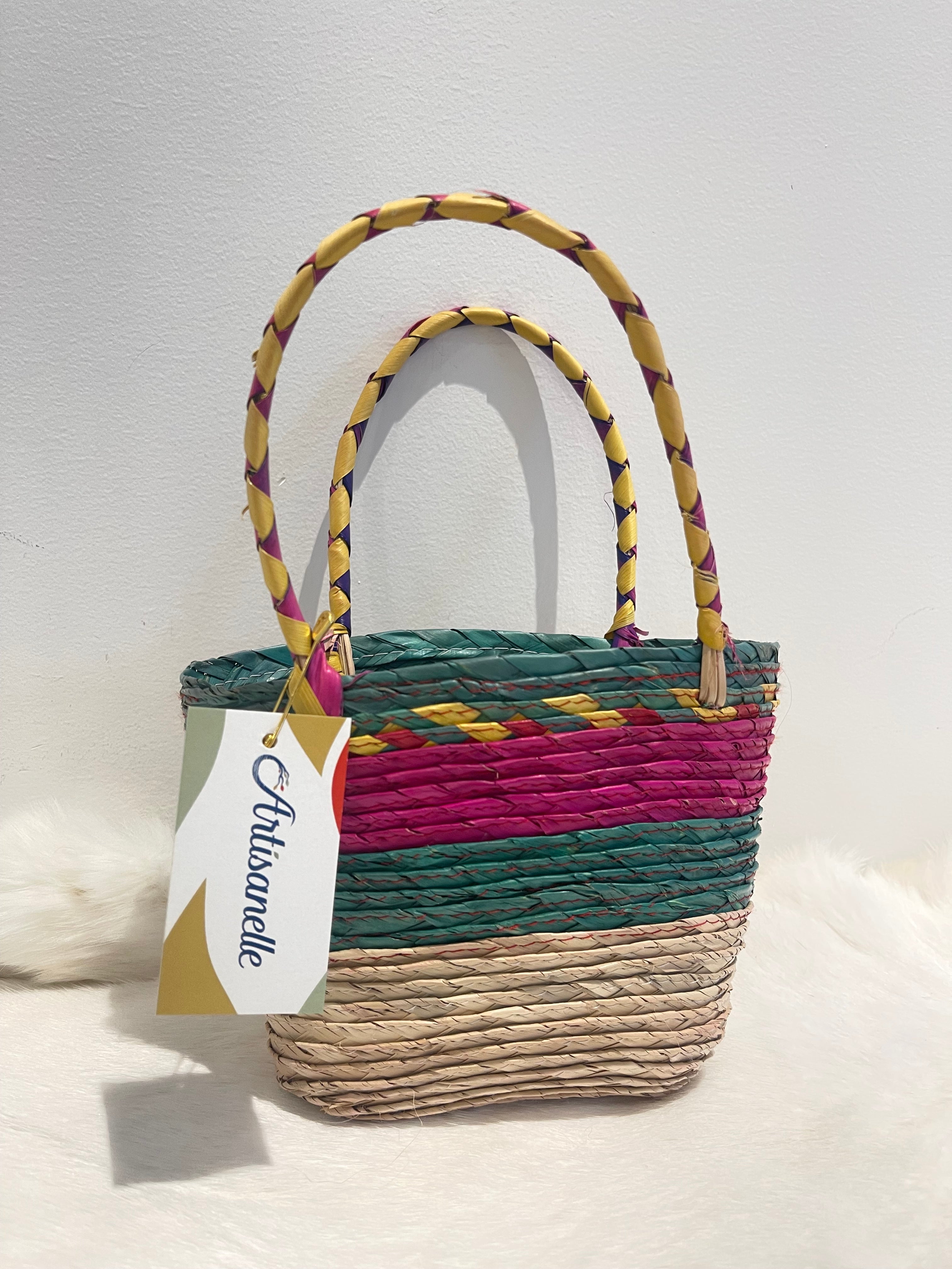 Handmade Straw Woven Handbag