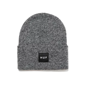 HUF Melange Box Logo Beanie Black