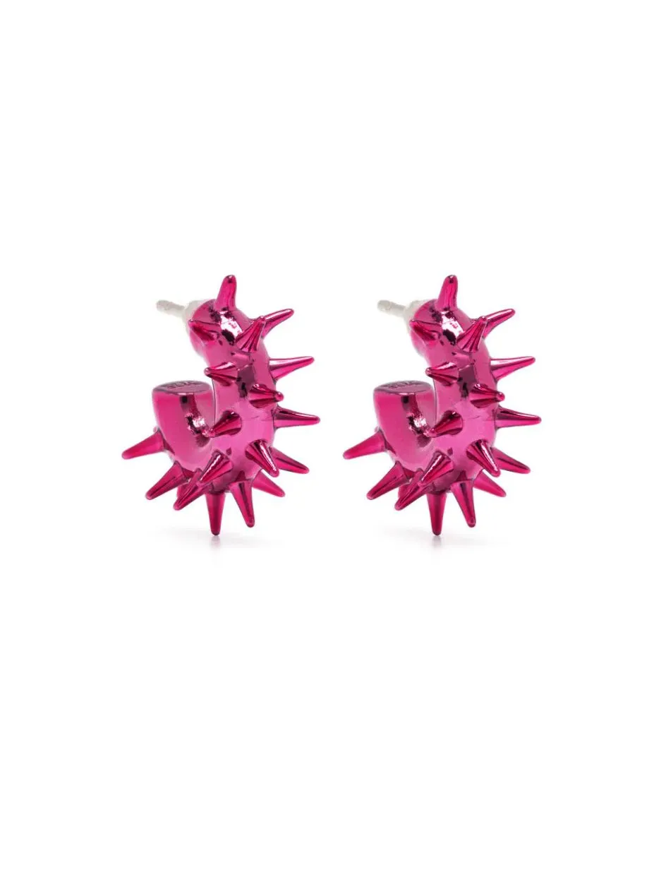 Hugo Kreit Pink Mini Spiky Hoops