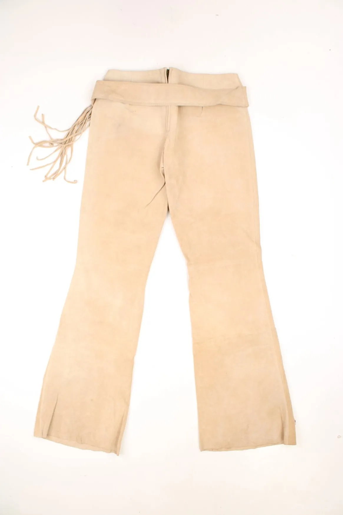 ICHI Suede Flared Pants