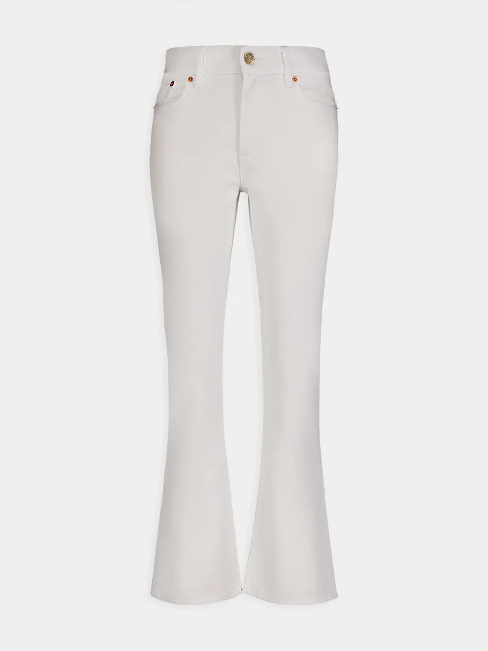 Ivory Flared Jeans