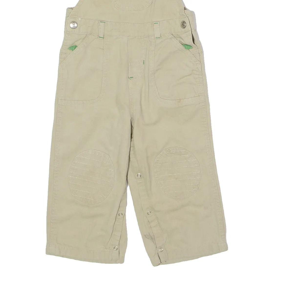 JOHN DEERE Boys Dungarees Beige Regular Canvas 2 Y W21 L12