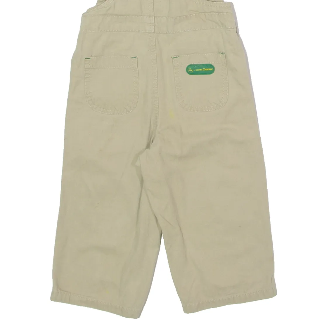 JOHN DEERE Boys Dungarees Beige Regular Canvas 2 Y W21 L12