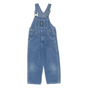 JOHN DEERE Boys Dungarees Blue Regular Denim 4-5Y W20 L15