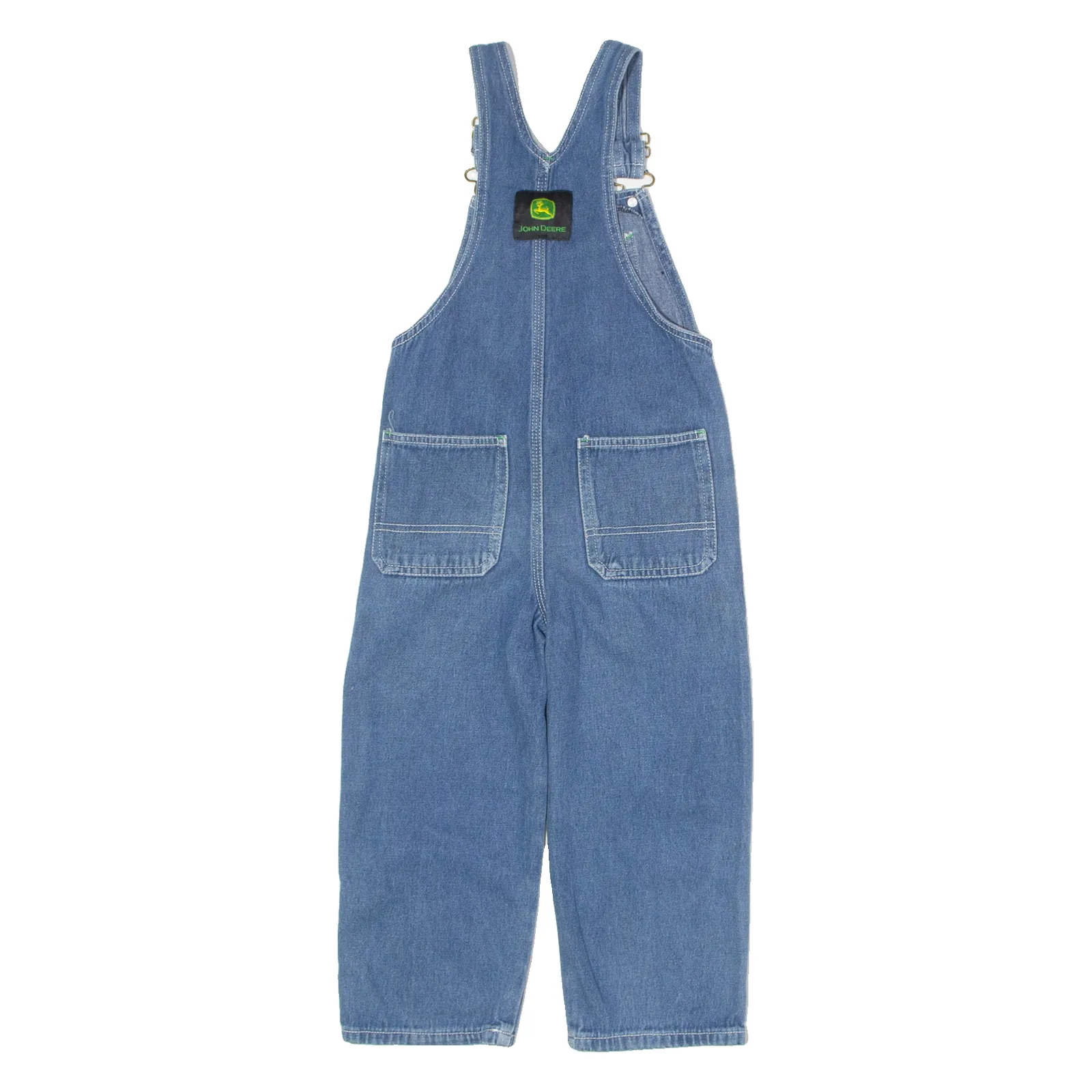 JOHN DEERE Boys Dungarees Blue Regular Denim 4-5Y W20 L15