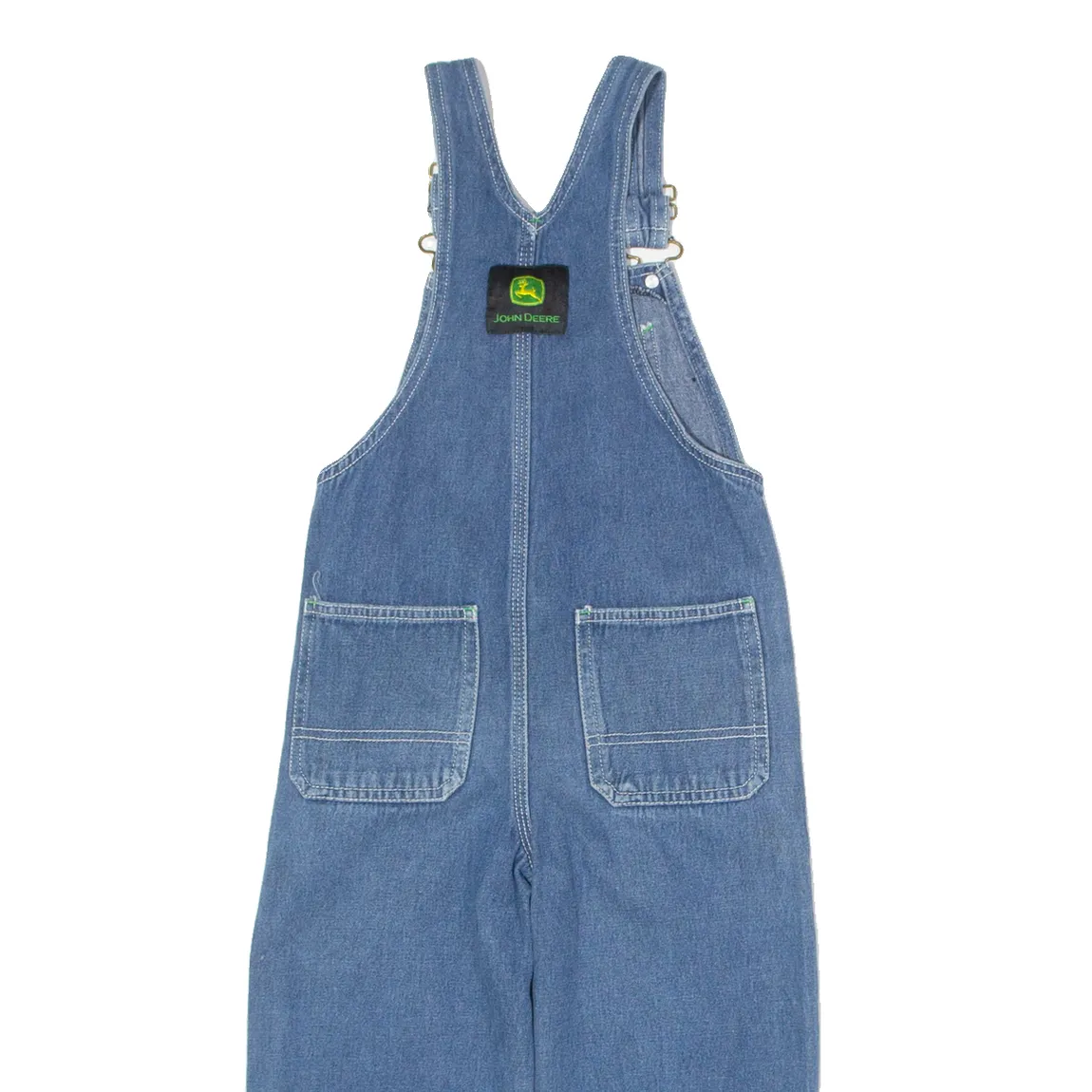 JOHN DEERE Boys Dungarees Blue Regular Denim 4-5Y W20 L15