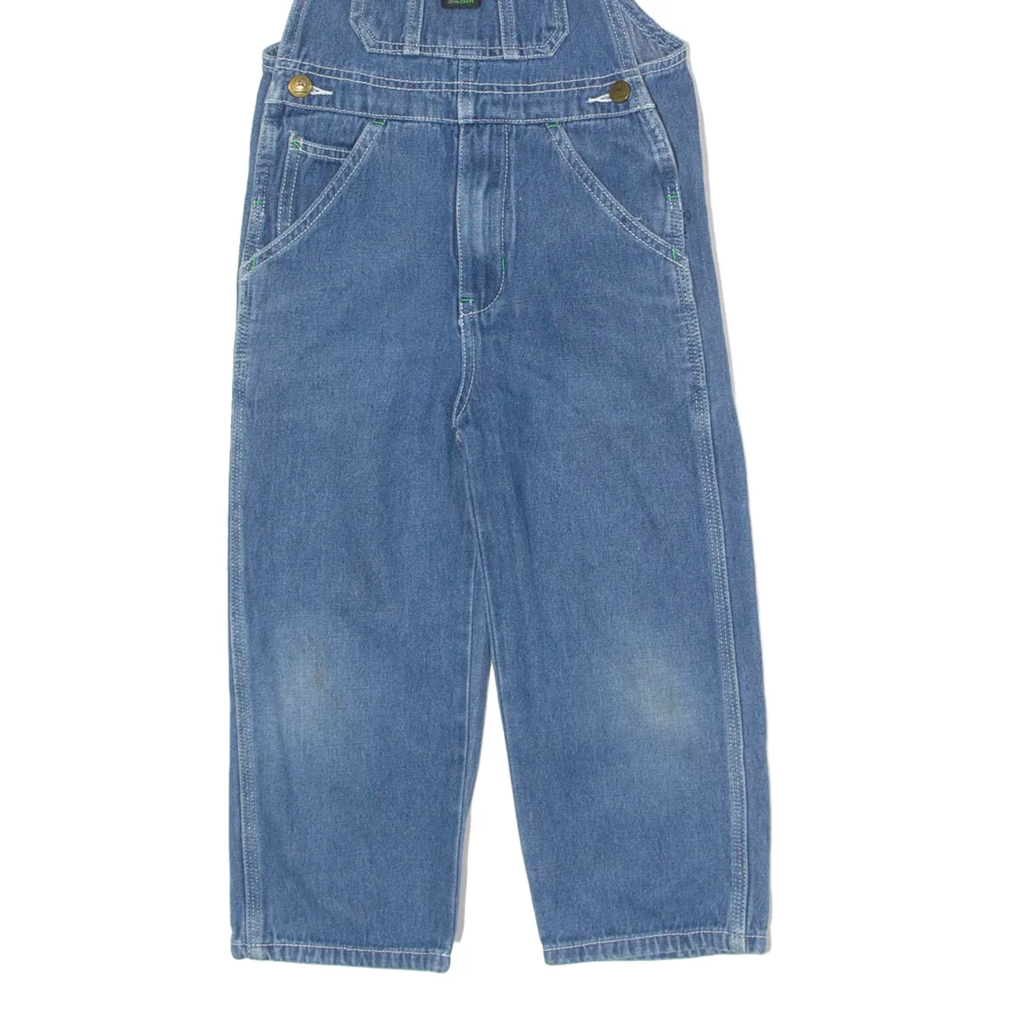 JOHN DEERE Boys Dungarees Blue Regular Denim 4-5Y W20 L15