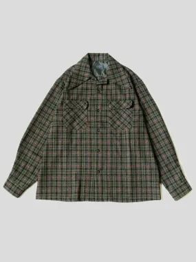 Kapital Wool Check Rangle Collar Board Shirt  (long sleeve)