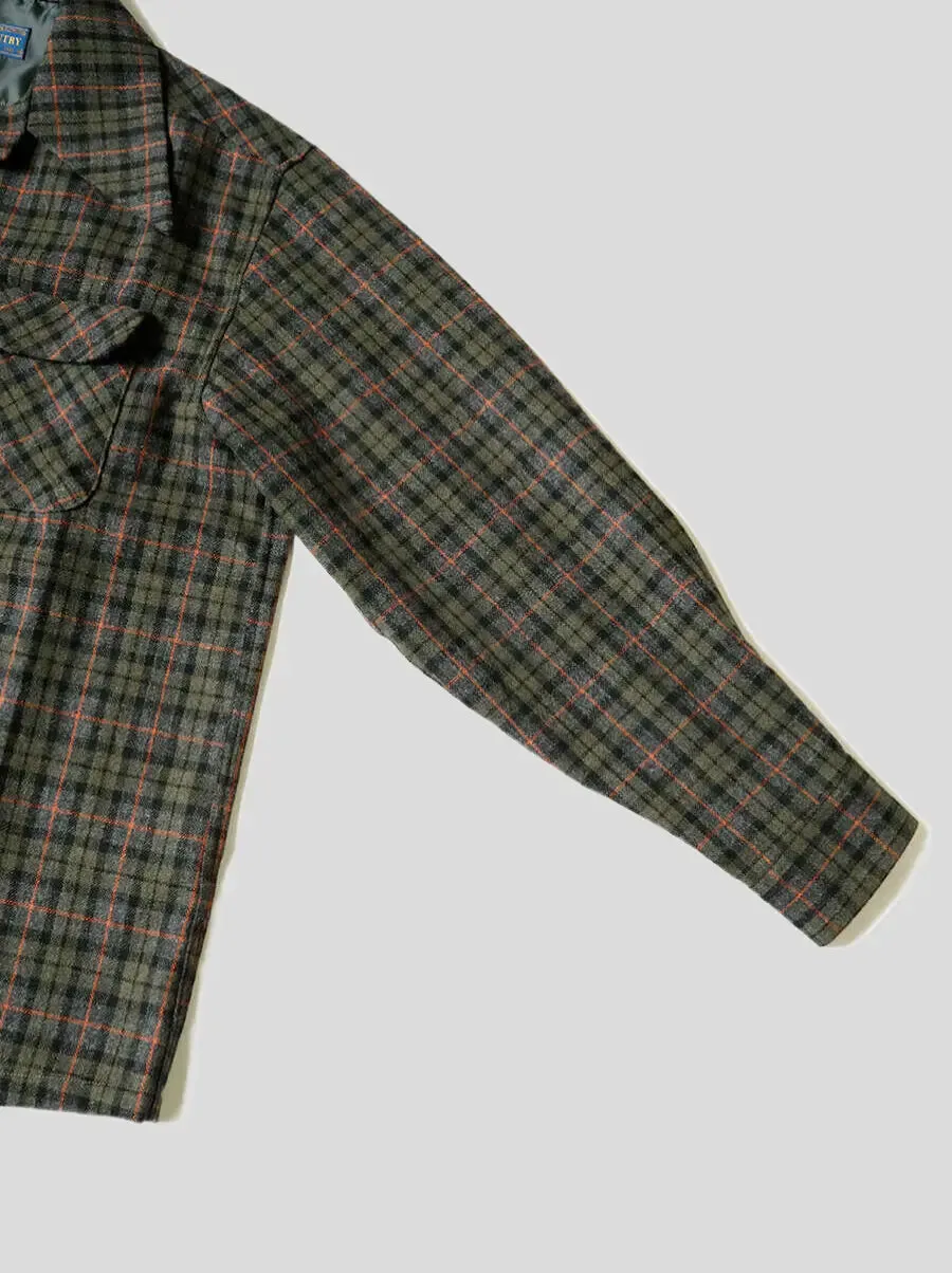 Kapital Wool Check Rangle Collar Board Shirt  (long sleeve)