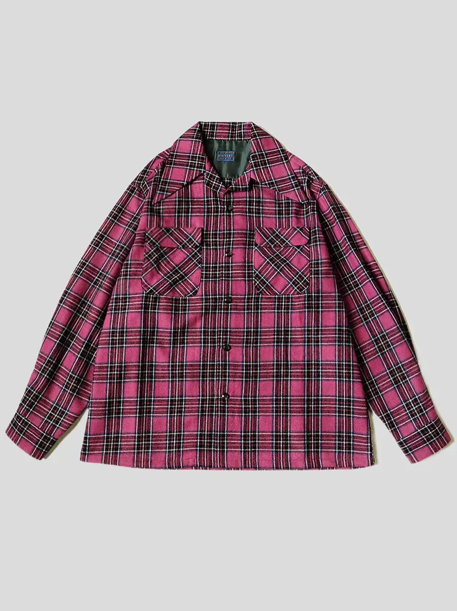 Kapital Wool Check Rangle Collar Board Shirt  (long sleeve)