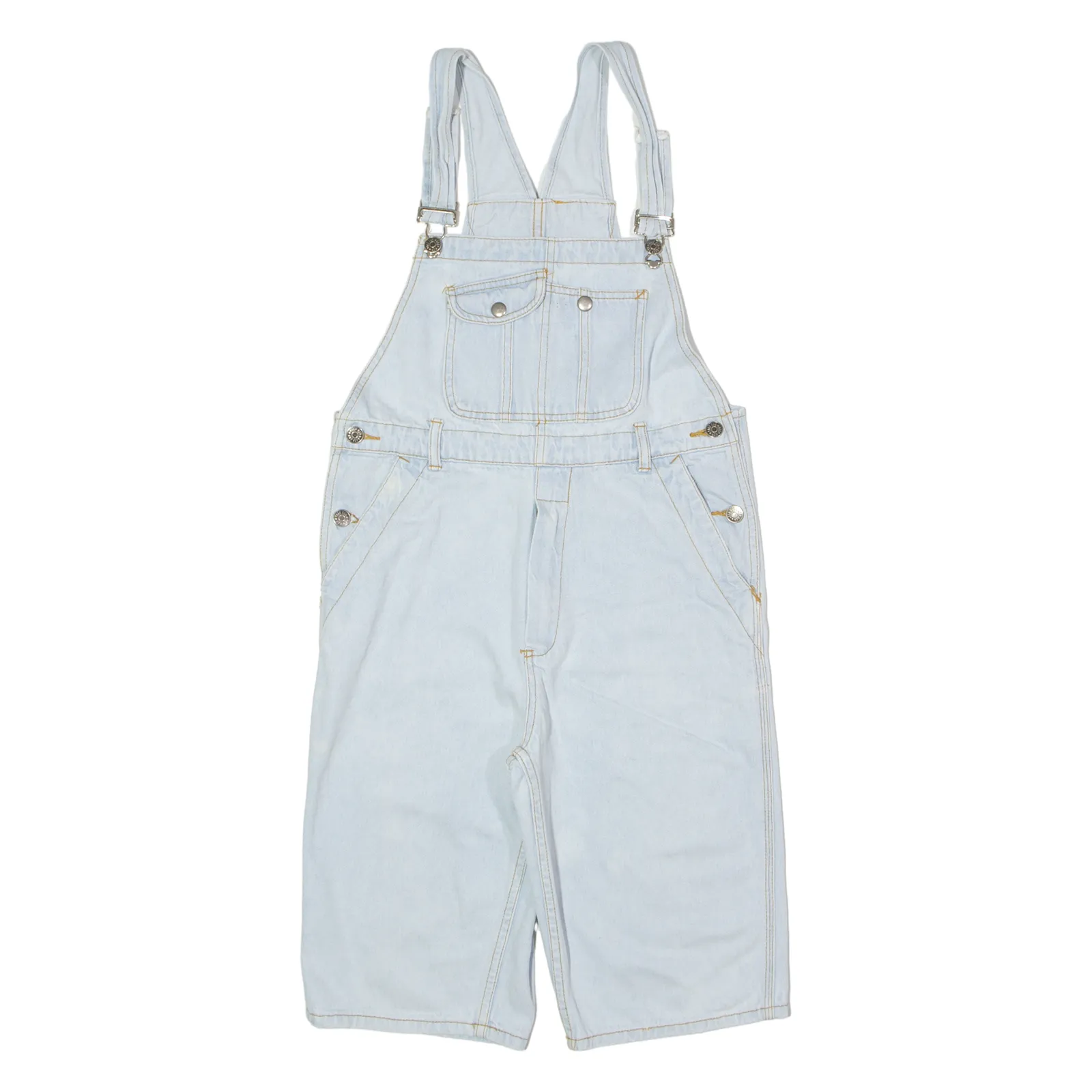 KEEP FUN Girls Dungarees Blue Regular Denim 90s 14Y W30 L11