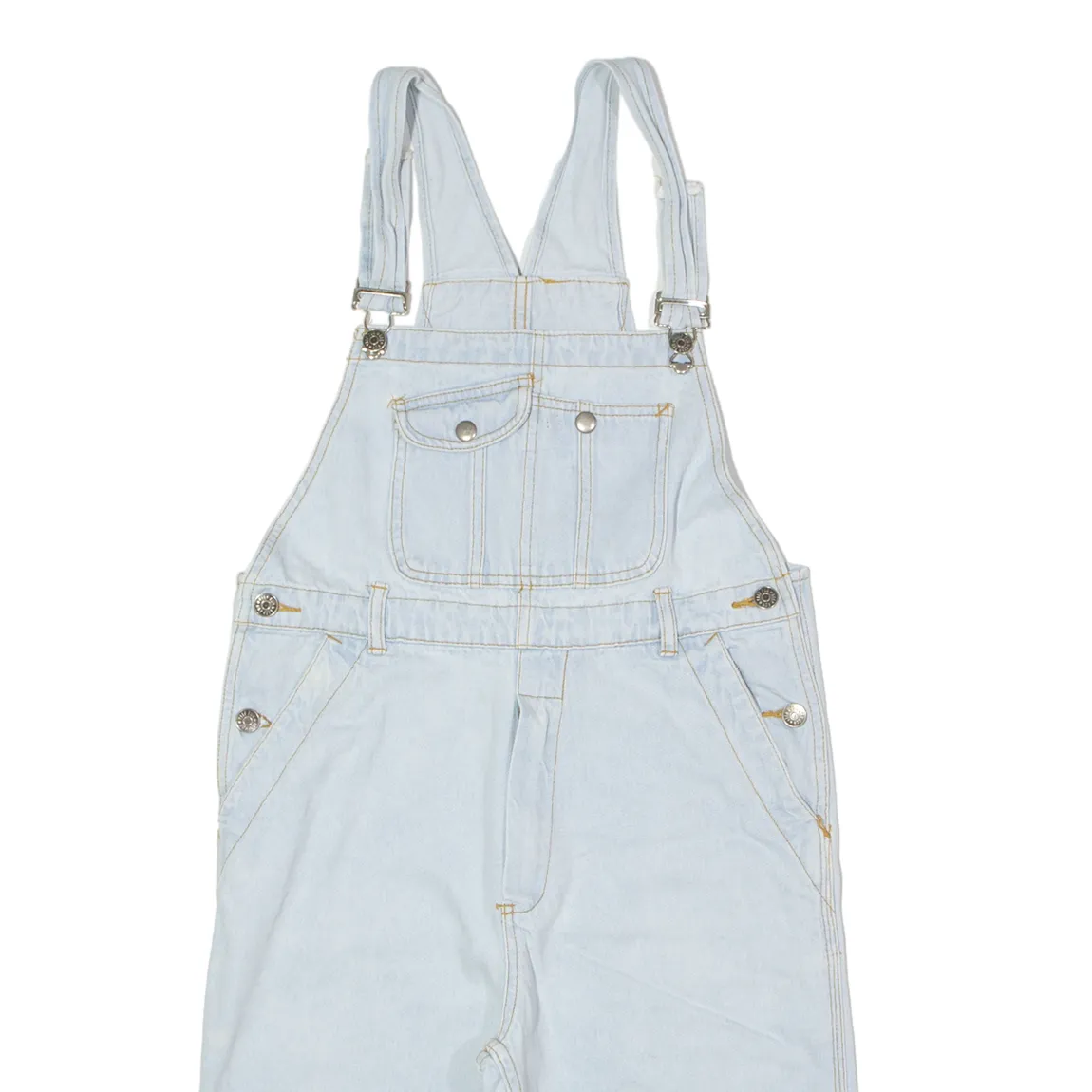 KEEP FUN Girls Dungarees Blue Regular Denim 90s 14Y W30 L11