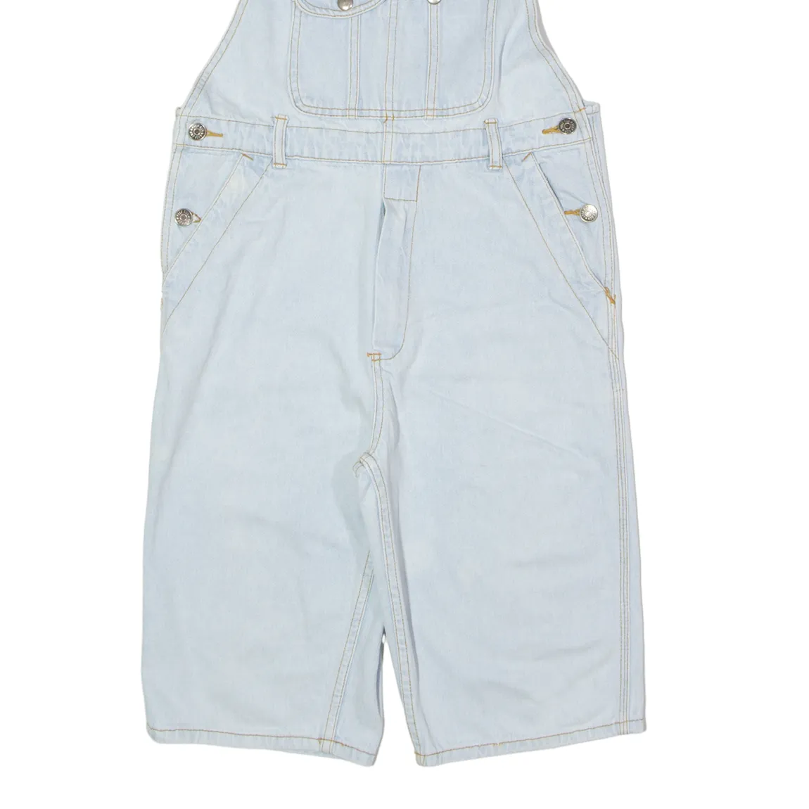 KEEP FUN Girls Dungarees Blue Regular Denim 90s 14Y W30 L11