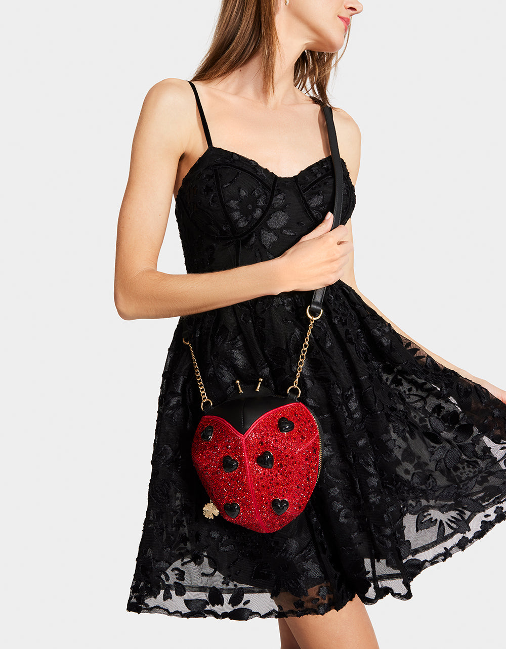 KITSCH LADY IN RED CROSSBODY RED