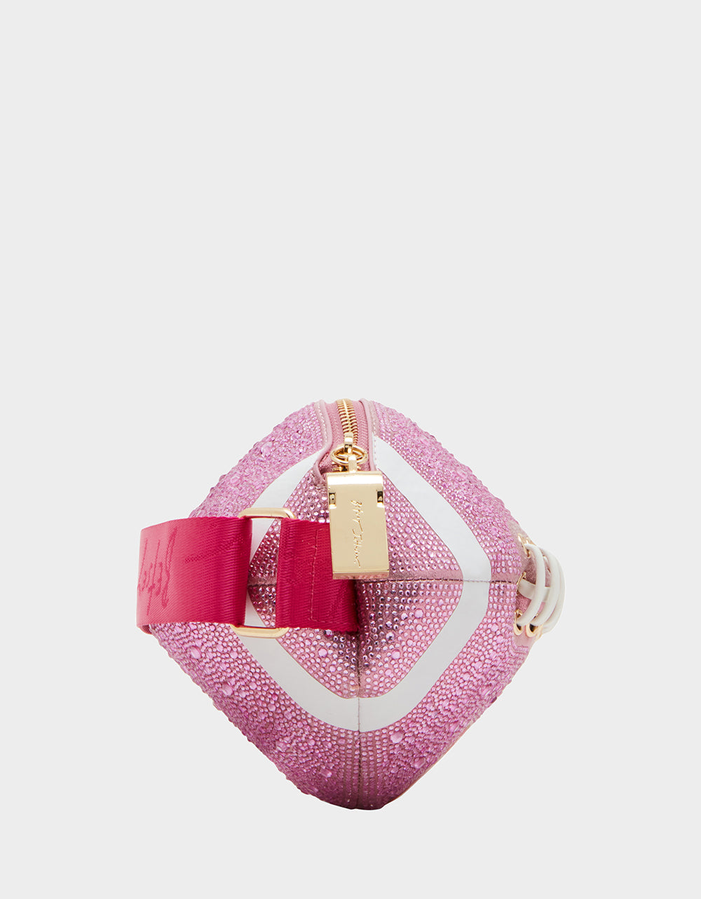 KITSCH TACKLE ME RHINESTONE SLING PINK