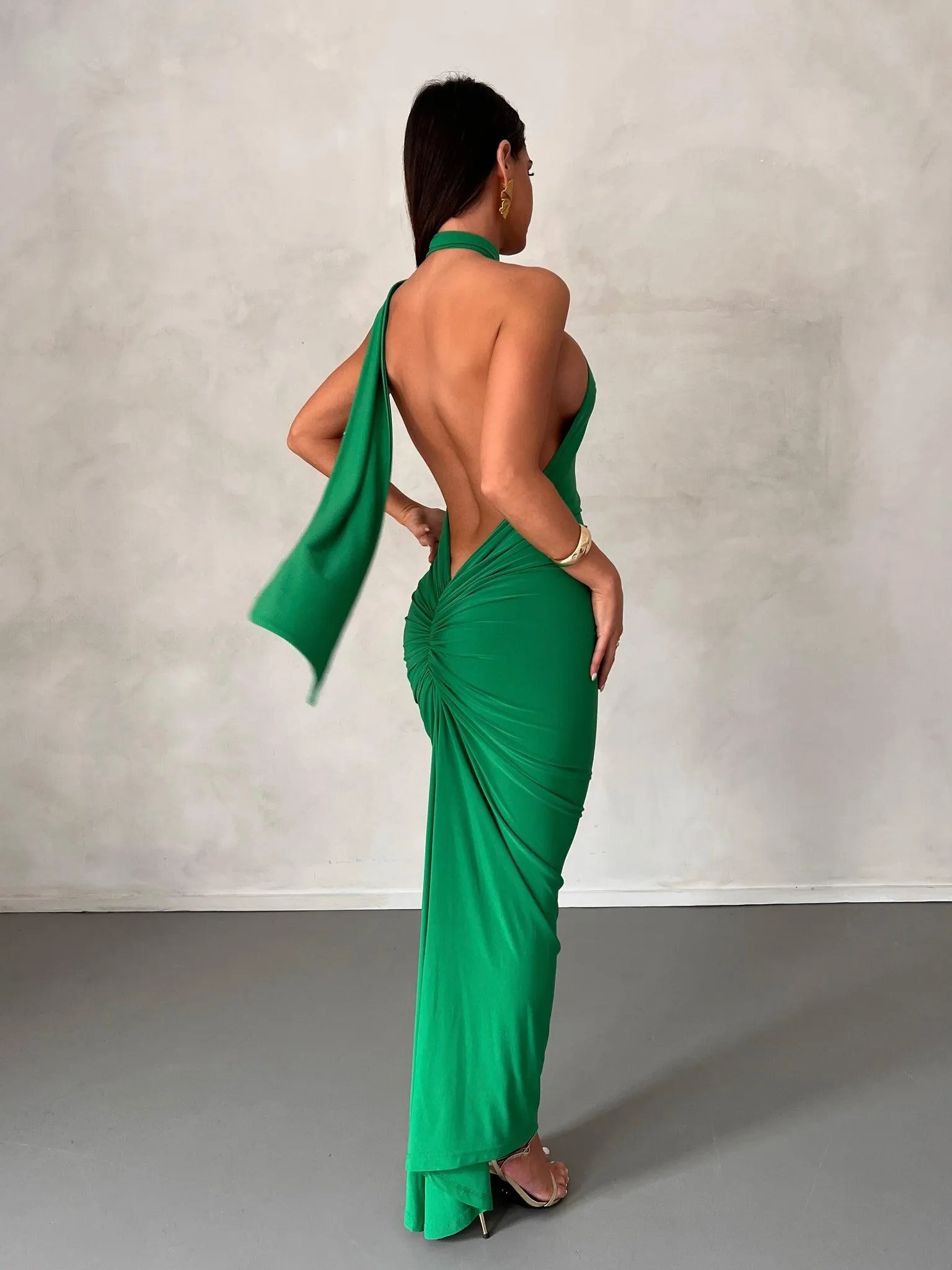 Leoni Dress - Green