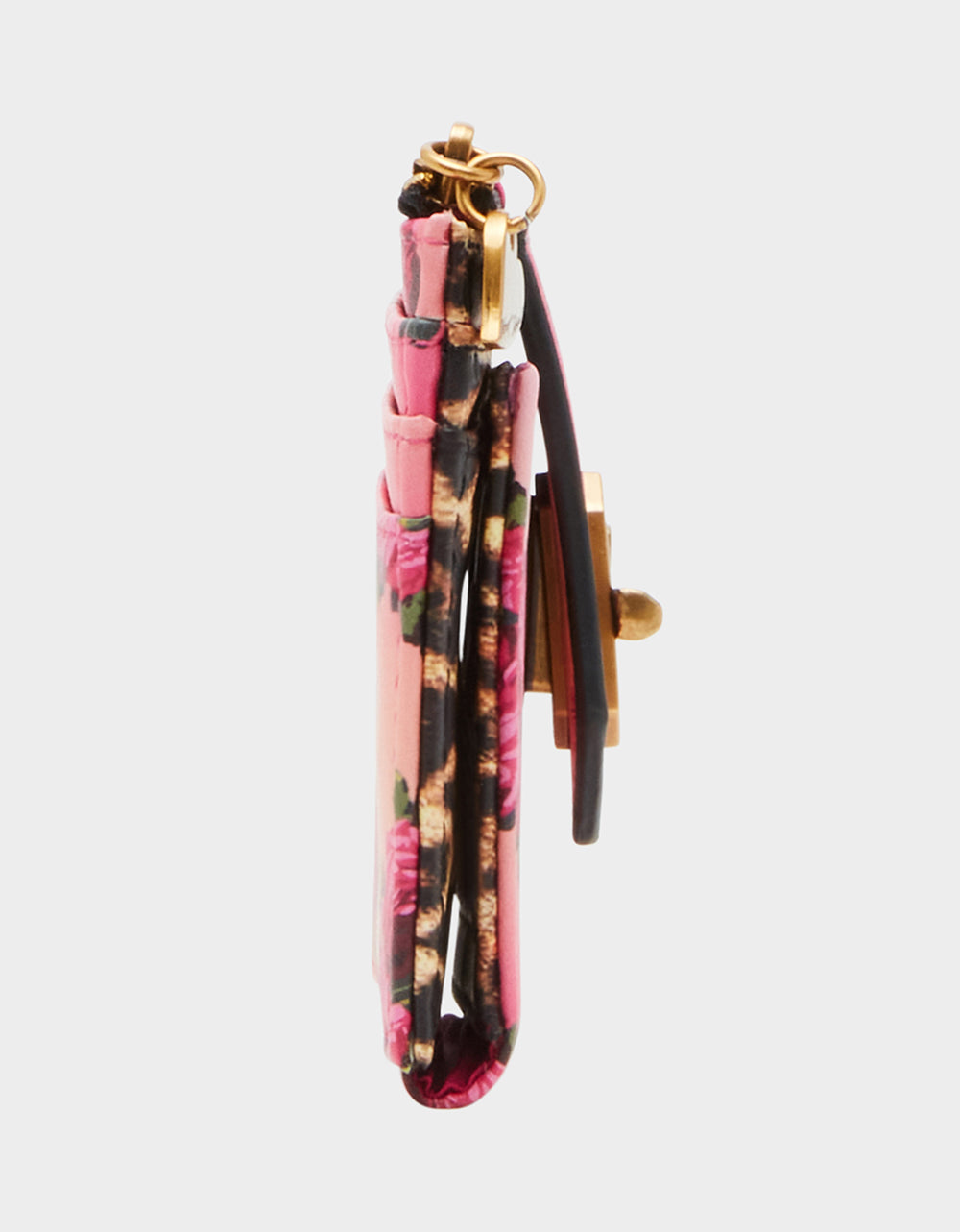 LEOPARD FLORAL BIFOLD WALLET PINK MULTI