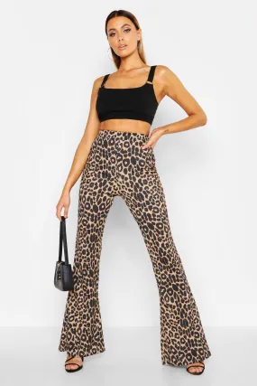 Leopard Print Flares