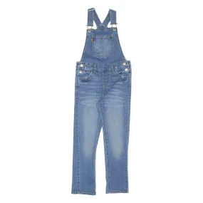 LEVI'S Girls Dungarees Blue Regular Denim 5-6Y W22 L18