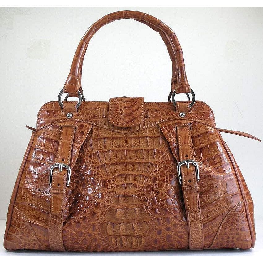 Light Brown Crocodile Handbags