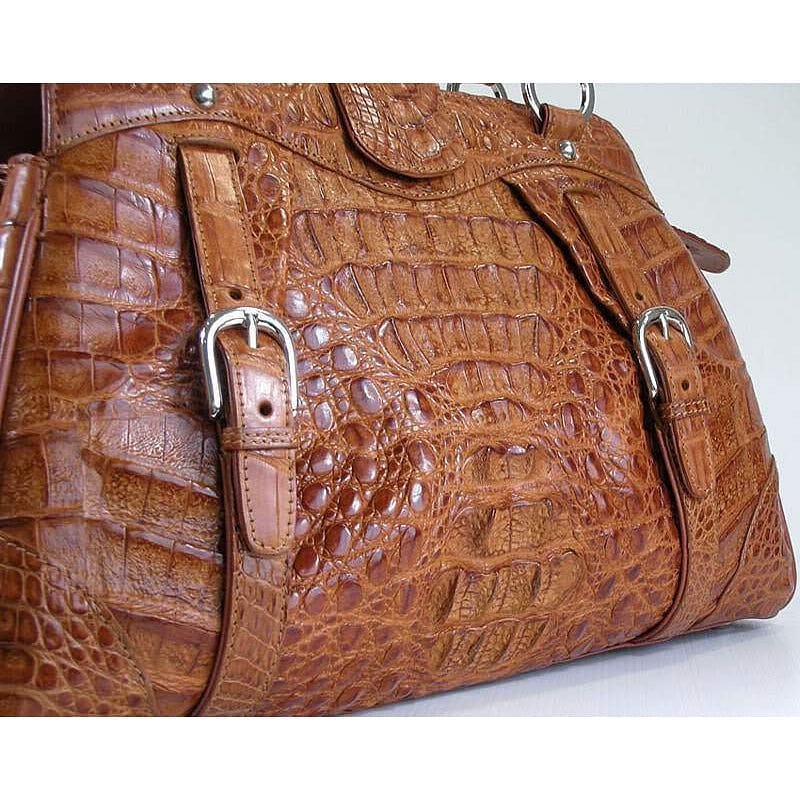 Light Brown Crocodile Handbags