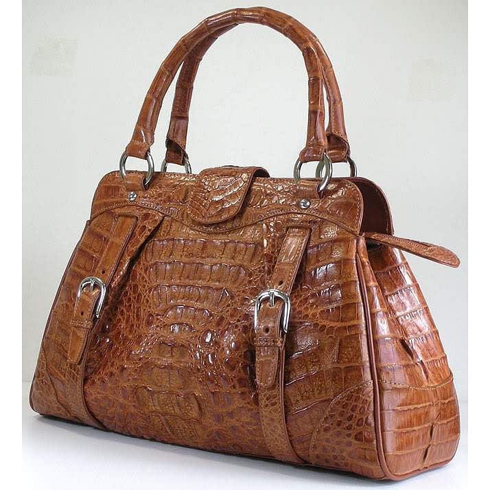 Light Brown Crocodile Handbags