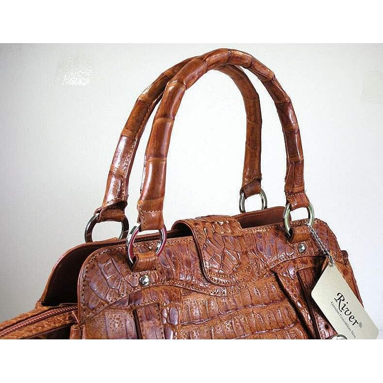 Light Brown Crocodile Handbags