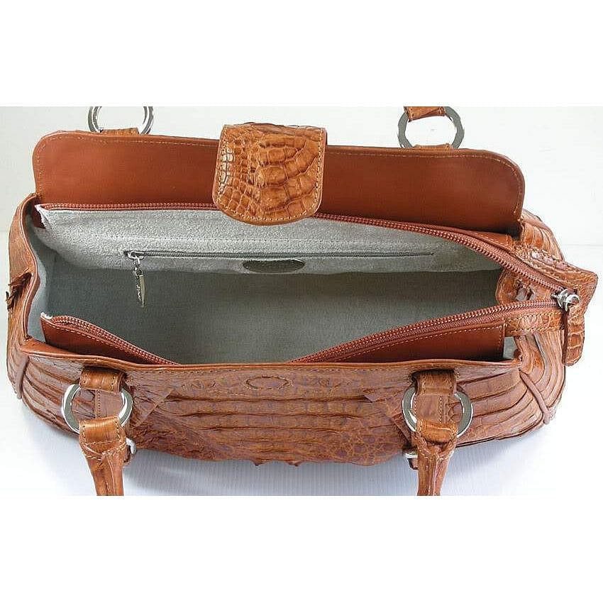 Light Brown Crocodile Handbags